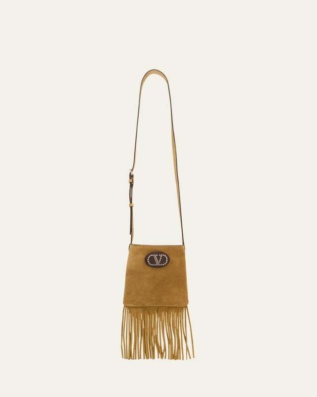 Nellcote Fringe Suede Crossbody Bag